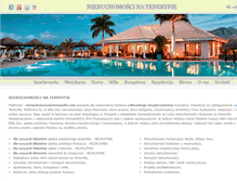 Tablet Screenshot of nieruchomoscinateneryfie.com